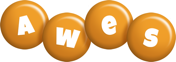 Awes candy-orange logo