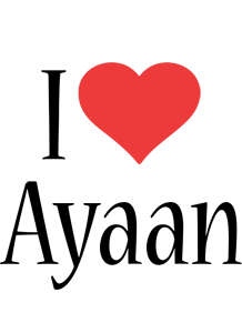 Ayaan i-love logo