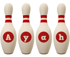 Ayah bowling-pin logo