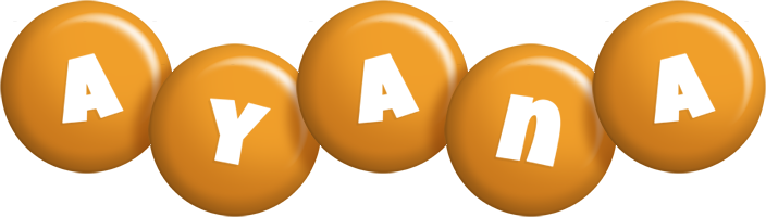 Ayana candy-orange logo