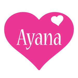 Ayana love-heart logo