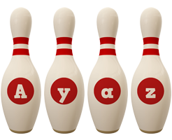 Ayaz bowling-pin logo