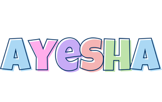 Ayesha pastel logo