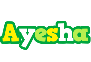 Ayesha soccer logo
