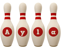 Ayla bowling-pin logo