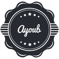 Ayoub badge logo
