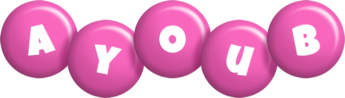 Ayoub candy-pink logo
