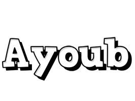 Ayoub snowing logo