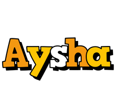 Aysha cartoon logo