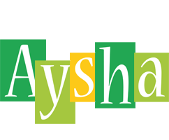 Aysha lemonade logo