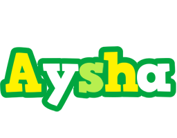 Aysha soccer logo