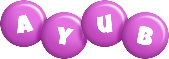 Ayub candy-purple logo