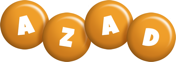 Azad candy-orange logo