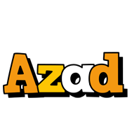 Azad cartoon logo