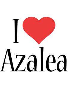 Azalea i-love logo