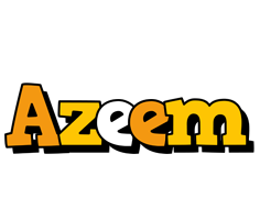 Azeem cartoon logo