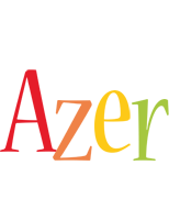 Azer birthday logo