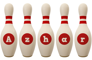 Azhar bowling-pin logo