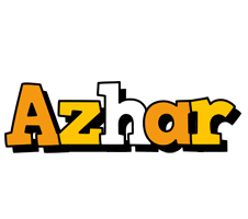 Azhar cartoon logo