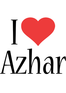 Azhar i-love logo