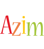 Azim birthday logo