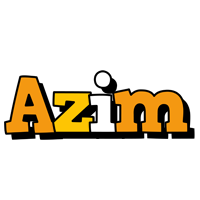 Azim cartoon logo