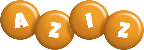 Aziz candy-orange logo