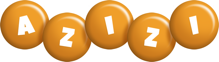 Azizi candy-orange logo