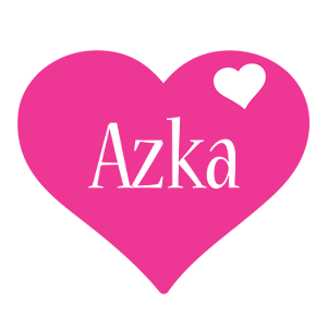 Azka love-heart logo