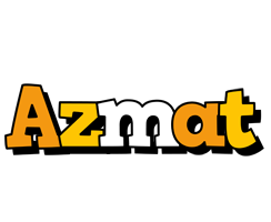 Azmat cartoon logo