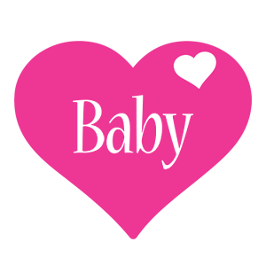 Baby love-heart logo