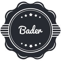 Bader badge logo
