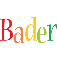 Bader birthday logo