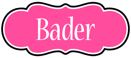 Bader invitation logo