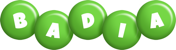 Badia candy-green logo