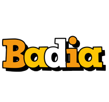 Badia cartoon logo
