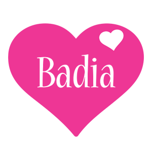 Badia love-heart logo
