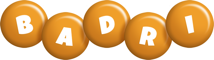 Badri candy-orange logo
