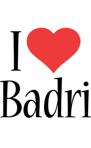 Badri i-love logo