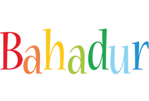Bahadur birthday logo