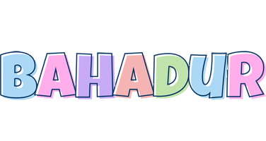 Bahadur pastel logo