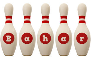 Bahar bowling-pin logo