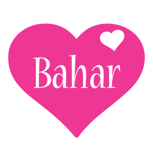 Bahar love-heart logo