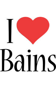 Bains i-love logo
