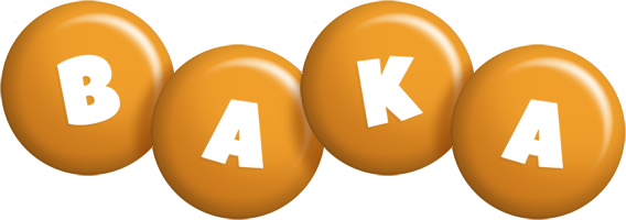 Baka candy-orange logo