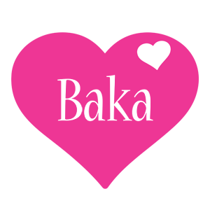 Baka love-heart logo