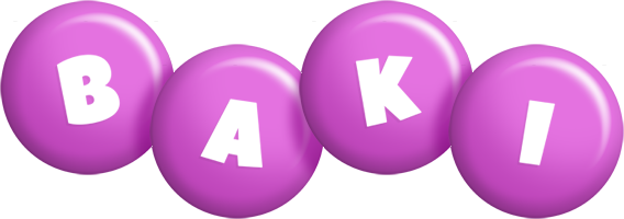 Baki candy-purple logo