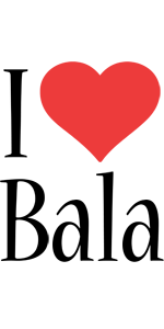 Bala i-love logo