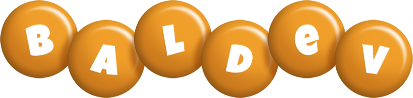 Baldev candy-orange logo
