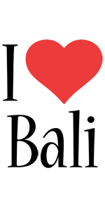 Bali i-love logo